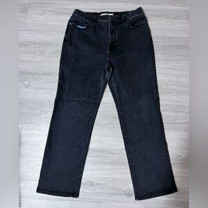 ✨Lands' End Black High Rise Jeans Classic Fit